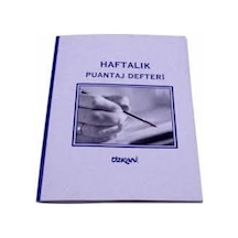 Özkan Haftalık Puantaj Defteri 5 Adet