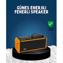 J-ıpox P520 Bluetooth Hoparlör 8w Güçlü Ses Solar Şarj Fm Radyo