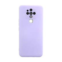Tecno Camon 16 Kılıf Nano İçi Kadife Silikon - Lila 0.2M-Çok Renkli