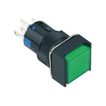 16mm Kalıcıkı Butonlar 1no/1nc 5p Led Voltajı 10v 24v Ve 220v Kare Kırmızı