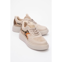 Luvishoes Luvi Shoes Drea Bej Desenli Kadın Günlük Sneakers Bej Luvishoes Luvi Shoes Drea Bej Desenli Kadın Günlük Sneakers Bej