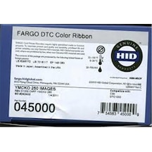 Fargo 045030 Dtc1250e Ymcko Renkli Ribbon Tek Yüze 300 Renkli Baskı 1