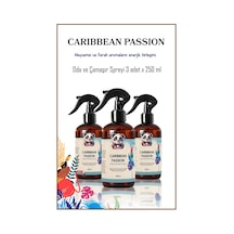 Rosie 3 Adet Caribbean Passion Oda Ve Çamaşır Spreyi 250 Ml Fresh