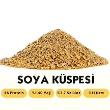 10 Kg Soya Küspesi 46 Protein Toz Protein Kaynağı Tüm Hayvanlara Uygun