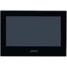 Dahua VTH2621G-P 7" TFT LCD Dokunmatik Ekran Çok Yönlü Mikrofon Villa Tipi Intercom İç Ünite Siyah Kasa