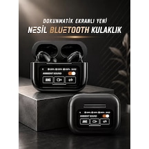 Bluetooth Kulaklık Kablosuz Ekranlı Anc/enc Destekli Dokunmatik Mh-hs1084-1121