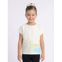 Xo Kids Kız Çocuk Tişort 1-4 Yaş 38628 Ekru