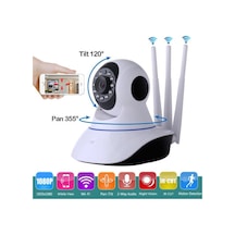 Kablosuz İp Kamera 1080P 2Mp 3 Antenli
