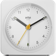 Braun Bc03w Beyaz Klasik Seyahat Analaog Alarmlı Masa Saati Brn.bc03w