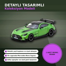 Eco Lounge 1/64 Ölçekli Mercedes-benz Amg Gt Black Series Yeşil Model Araba