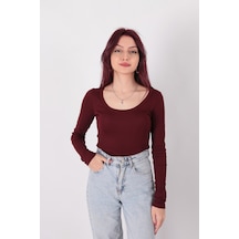 Busem W0011619 Kadın Bluz Bordo