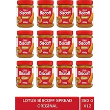 Biscoff Creamy Sürülebilir Krem 400 G X12 Karamelize Bisküvi Lezzetli Avantaj Seti