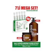 Motto Plus Professional 7'li Mega Set Dökülme Önleyici Ve Saç Oluşumunu Destekleyen Şok Bakım Seti