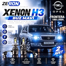 Opel Frontera Xenon H3 Buz Mavi Led Far Ampulü 12v 2 Adet Yüksek Aydınlatma Kolay Montaj