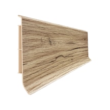 Vilo Linela 402 Wellington Oak Pvc Süpürgelik 2m Usta Gerektirmeyen Montaj - Suya Ve Neme Dayanıklı