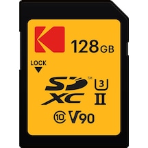 Kodak 128gb Uhs-ıı U3 V90 Sd Hafıza Kartı 280mb/s - 240mb/s