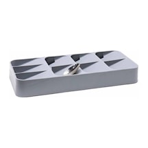 Deco Bella 50804 9 Bölmeli Çekmece Içi Kaşıklık Gri Seramik Gri Diğer