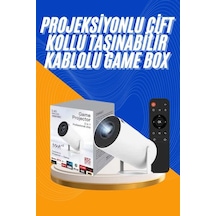 Flzdgnkr Projeksiyon Cihazı Video Oyun Konsolu 8 Gb Hafıza Lcd Ekran Kumandalı