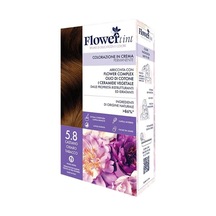 Flowertint Colorazione In Crema Saç Boyama Kiti 5.8 Açık Kahverengi Tütün