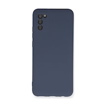 Samsung Galaxy Uyumlu A03s Kılıf Nano İçi Kadife Silikon - Gri Bz8683140261474