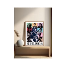 Poster Ahşap Çerçeveli Dekoratif Tablo Çok Renkli - 868783810 Çok Renkli