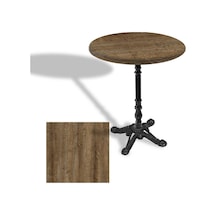 Çipa 1004 Döküm Ayak Yuvarlak Masa Çap 60cm - Werzalit, Wermodin Ve Allzalit Tabla - Canyon Hidalgo Çok Renkli