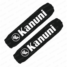 Kanuni Baskılı Amortisör Çorabı Kılıfı Beyaz