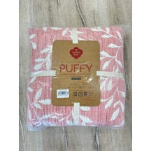 Cotton Box Müslin Pembe 6 Kat Yatak Örtüsü Jakarlı 240x220cm Çok renkli