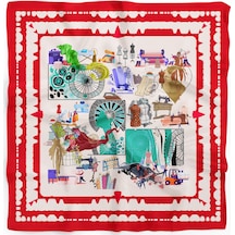 The Atelier Desen Bandana/fular Çok Renkli