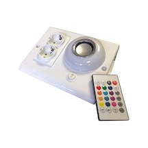 Müzik Çalarlı Tezgah Altı Aydınlatma Rgb Ledli Bluetooth Bağlantı - Beyaz