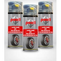 Lastik Tamir Spreyi Kiti Acil Lastik Şişirici 400 Ml 3 Adet Set S.t.t:17.01.2028