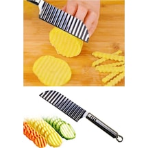 Şekilii Patates Dilimliyici Bıçak 1 Adet