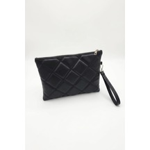 Estrella Paris Lavita Portföy & Clutch Çanta Çıkarılabilir Bileklik Askılı Siyah 25 X 19 Cm