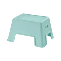Kaliteli Tabure Basamak 44x35x25 Cm Maks. Yük: 100 Kg Kaymaz Taban Plastik Banyo Basamağı Turkuaz Turkuaz