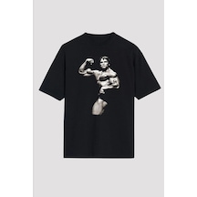 Adrift Ko Buta Arnold Schwarzenegger Siyah Unisex Oversize Tişört T-shirt Os5908 Siyah
