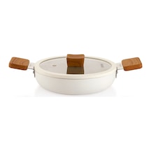 Schafer Ceramoni Seramik Kapaklı Sahan 22 Cm-krem