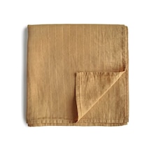 Mushie Organik Müslin Örtü Kundak Fall Yellow 120 X 120 Cm Sarı