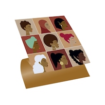 Tink KENDİNDEN YAPIŞKANLI KADIN FİGÜRLERİ DESENLİ PVC KARO 30X30