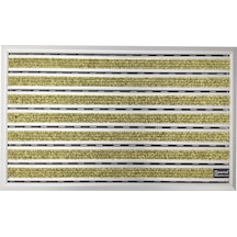 Arfen Halı Üst Yüzeyli Alüminyum Ince Seri Deve Renk Paspas 40X70
