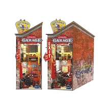 3d Wooden Puzzle Book Stand Series Garage 68048