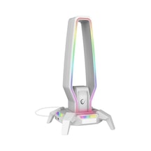 Rm-h27 Igrıs Type-c Rgb Beyaz Kulaklık Standı Rm-h27 Igrıs Beyaz Acı Kahverengi