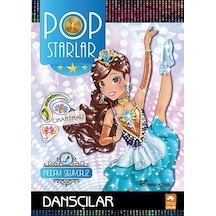 Pop Starlar Dansçılar - Modayı Seviyoruz - Çıkarmalı Boyama Kitabı - Zivile Agurkyte - Eksik Parça