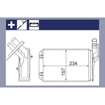 Kalorifer - 516 - Radyatörü Mgn I-clıo - Dpmıx-hb - I-r19 234x157x42