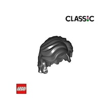 Minifigür Parçaları: Saç - Hair: Minifigürler Için Orta Uzunlukta Ortadan Ayrılmış Ve Yanlardan Tutam Tutam Kesilmiş Dalgalı Saç Modeli