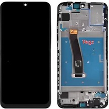 Tkgz -  P Smart 2019 Lcd Ekran Dokunmatik - A - Kalite Çıtalı Siyah