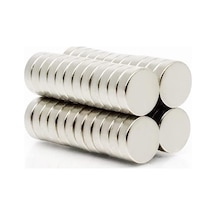 20 Adet 10x3 Mm Yuvarlak Güçlü Neodyum Mıknatıs Çap 10 Mm Kalınlık 3 Mm