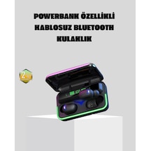 Kablosuz Oyuncu Kulaklığı Powerbank Şarj Kutulu Rgb 5.1 Standart