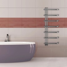 50X120 Paslanmaz Çelik Porto Parlak Black Chrome Havlupan