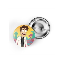 Aizen Sosuke - 44 Mm İğneli Çanta Rozeti - 5 Adet Diğer