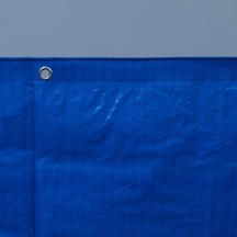 Morilu Ebatlı 140 gr Mavi Branda – Kenarları Halkalı – PVC Branda – Kar ve Su Geçirmez
